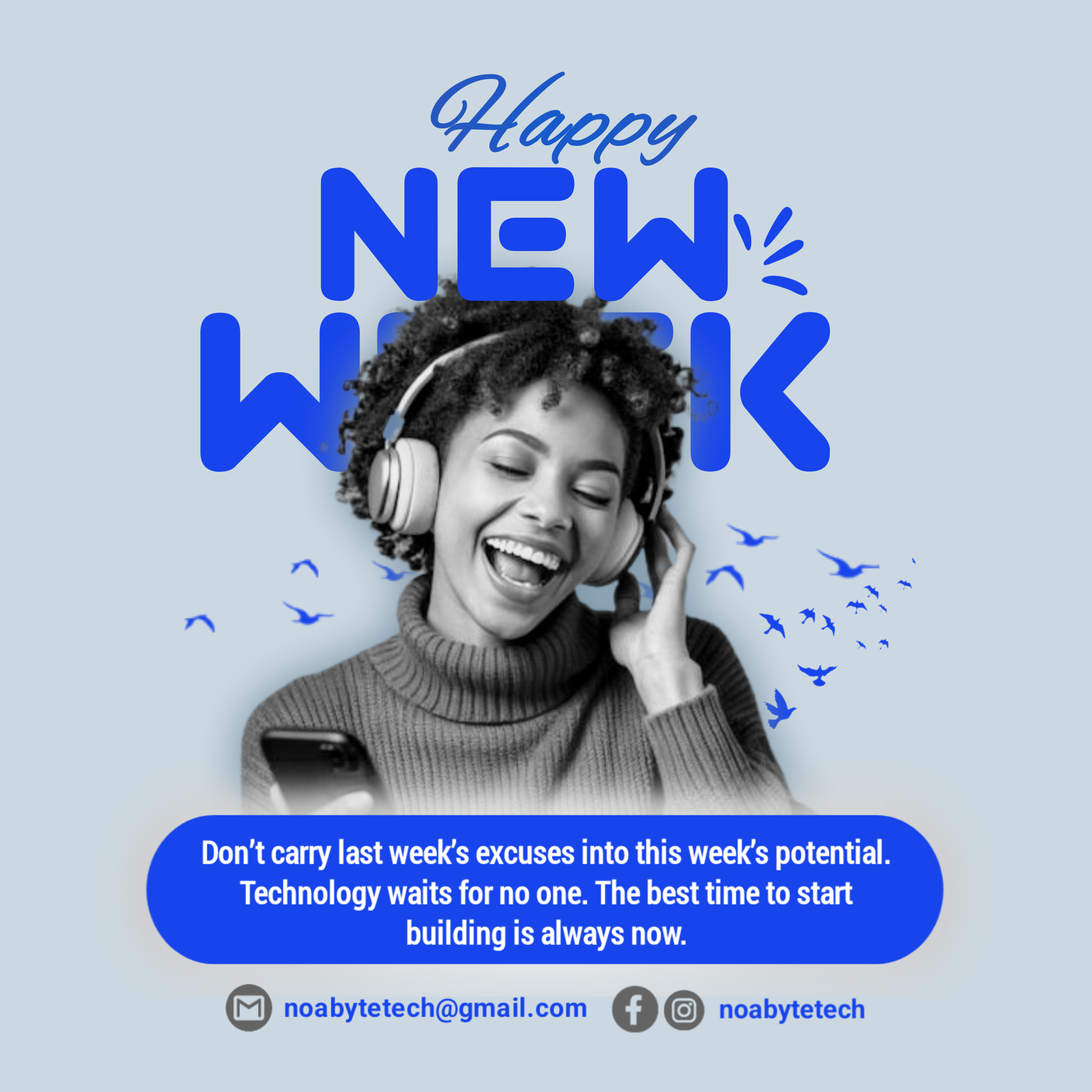 Happy New Week Design